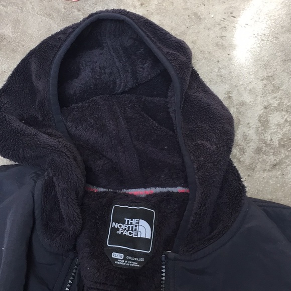Black North Face Denali Jacket Full-zip w Hood - Picture 2 of 2
